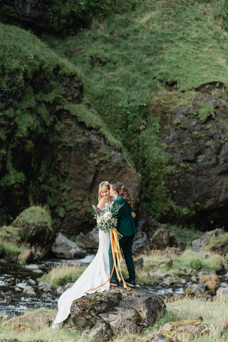 Kili and Joanna had a stunning Iceland elopement where they popped champagne at sunset and said their 'I do's' in front of epic mountains. It was a beautiful day and we had so much fun at a secluded waterfall where they enjoyed a picnic. Their love was so evident and beautiful, what an honour it was to capture their wedding day! 
