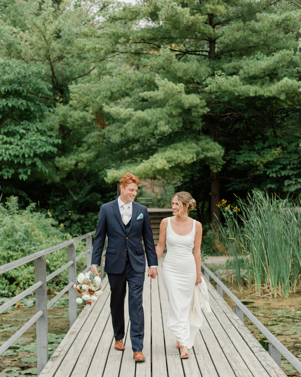 Portraits of Michelle and Philip at their Toronto wedding venue in Ontario