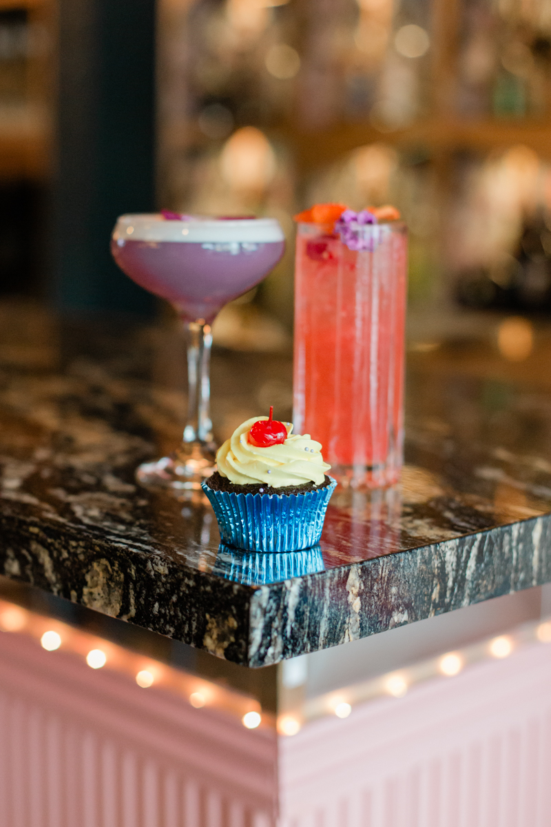 Celebrating with cocktails and cupcakes pre elopement 