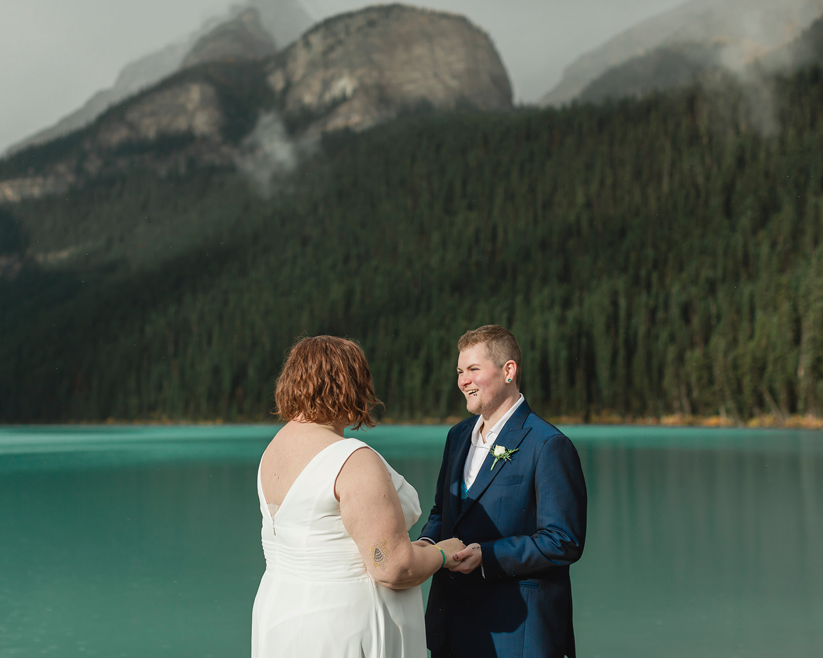 Callen & Alexa elope at Lake Louise