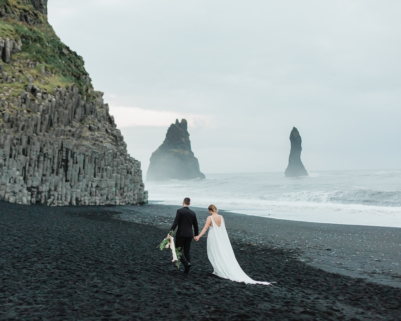 Reynisfjall Mountain Iceland elopement