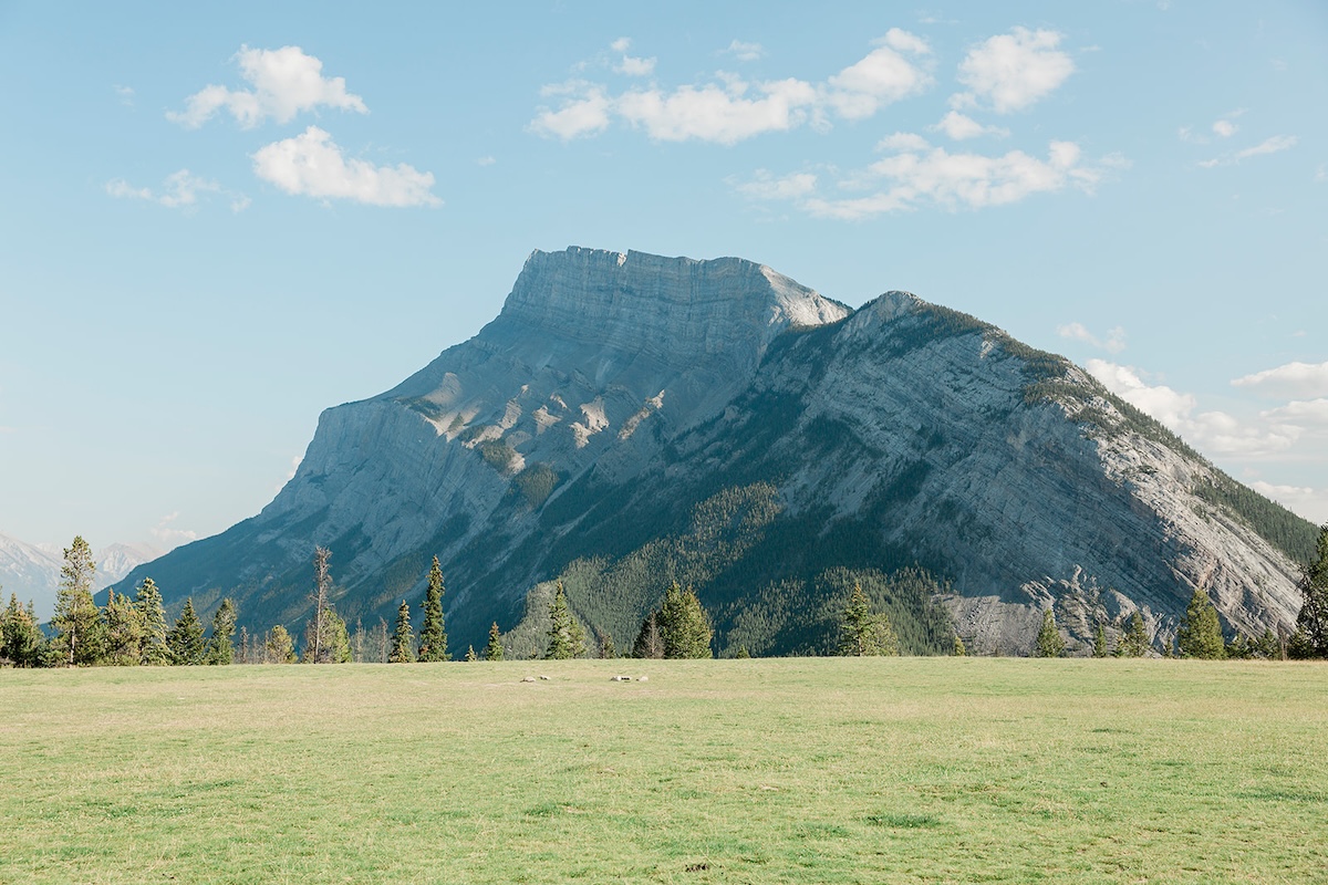 Tunnel Mountain, a banff elopement destination