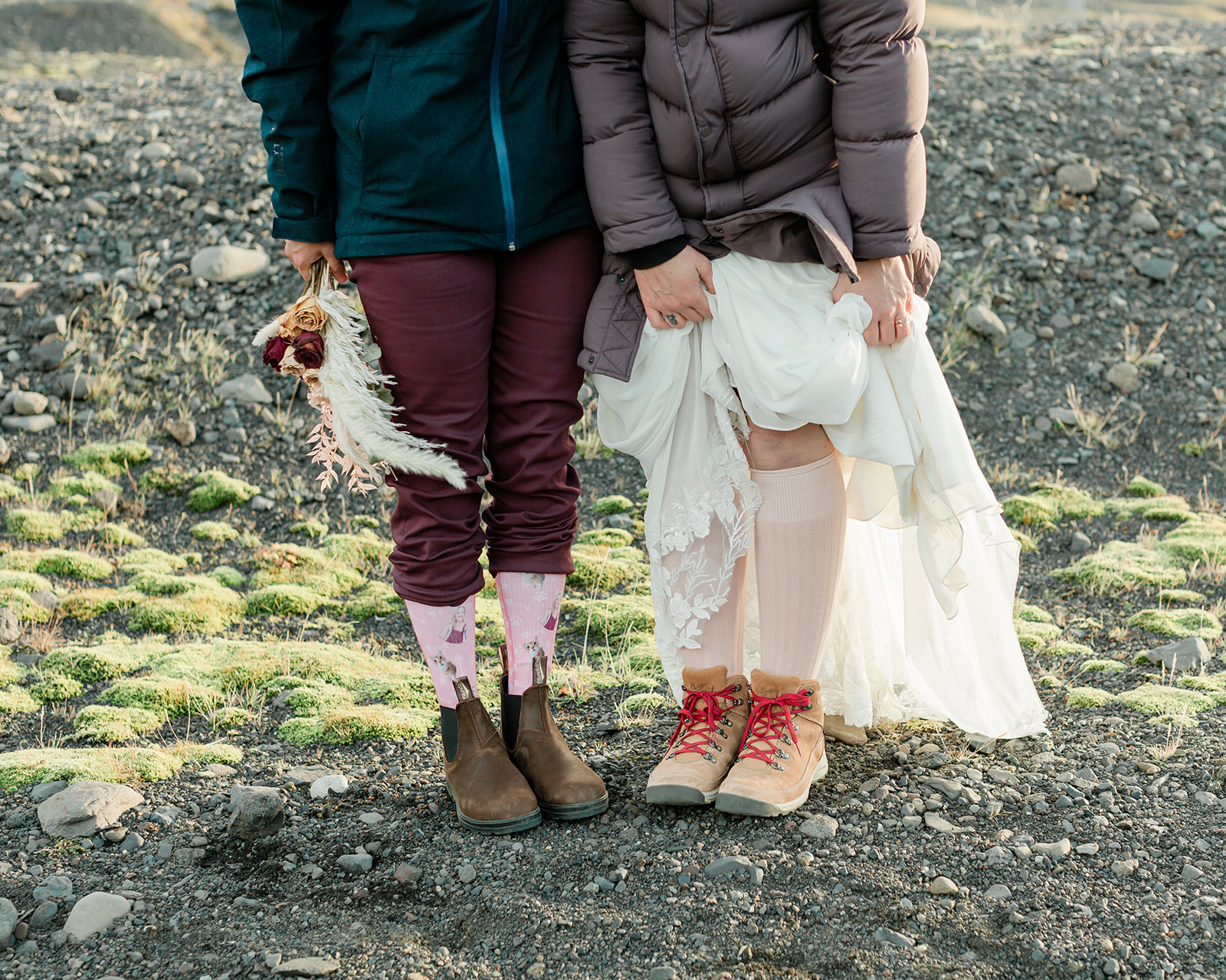 Planning a South Iceland elopement? See Kendra and Val's unforgettable wedding featuring waterfalls, a glacier, and the stunning landscapes around Vík