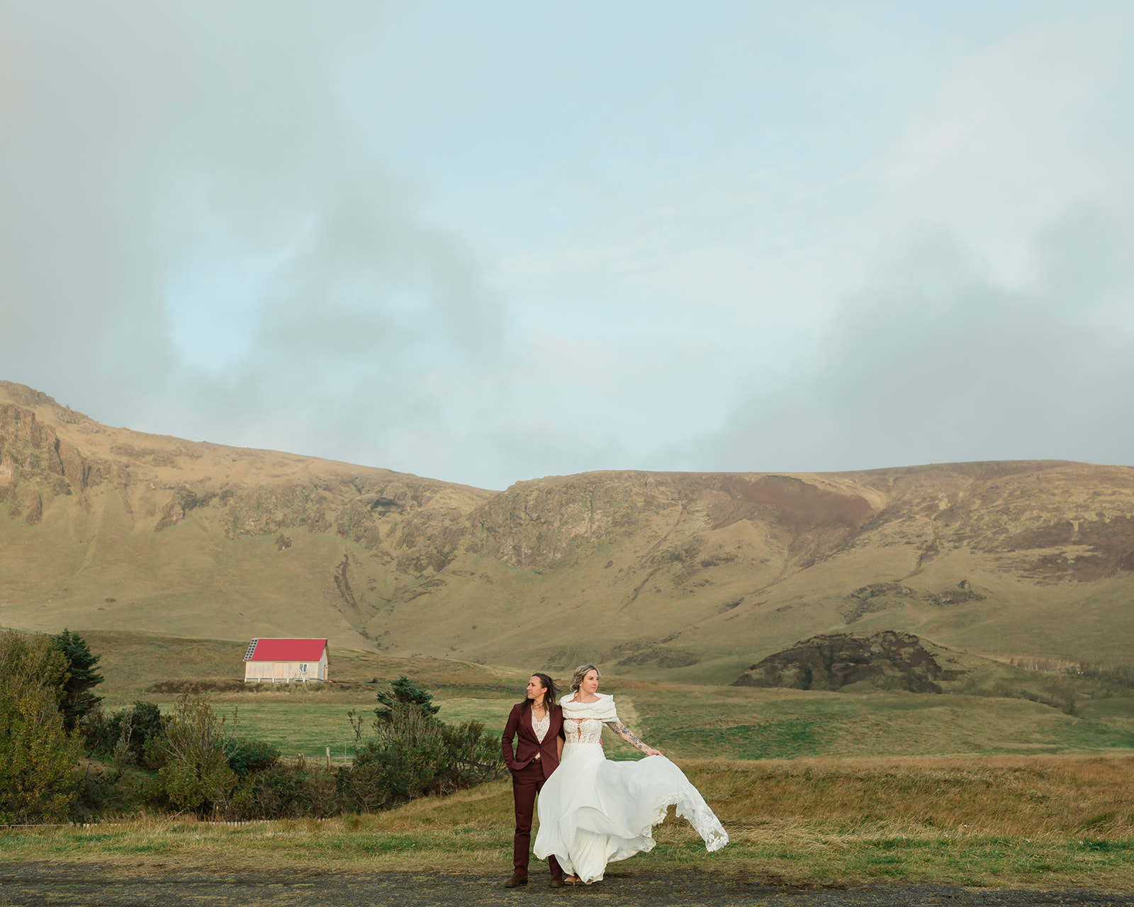 Planning a South Iceland elopement? See Kendra and Val's unforgettable wedding featuring waterfalls, a glacier, and the stunning landscapes around Vík